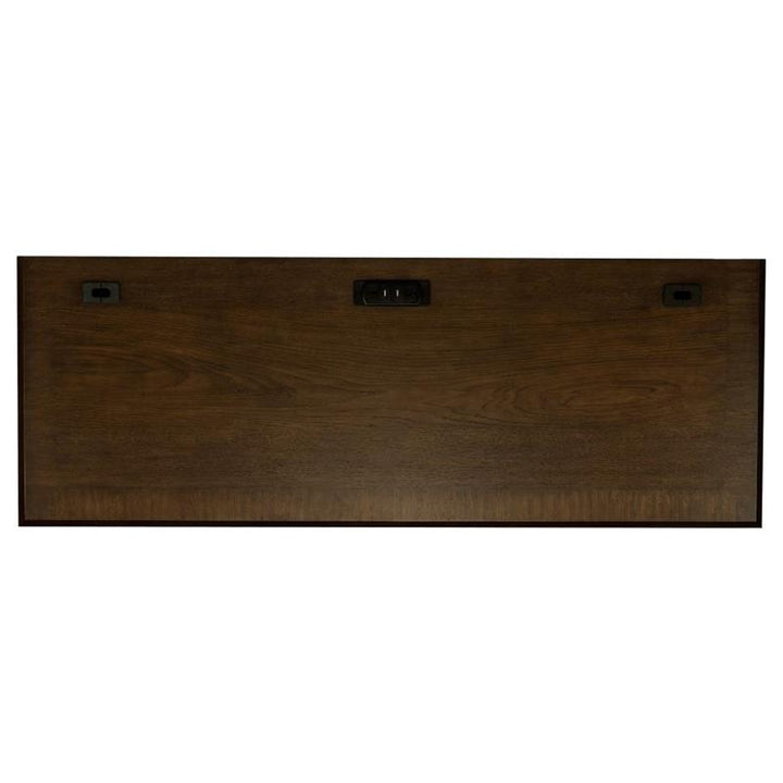 Hartshill Credenza with Power Outlet Burnished Oak (881282)