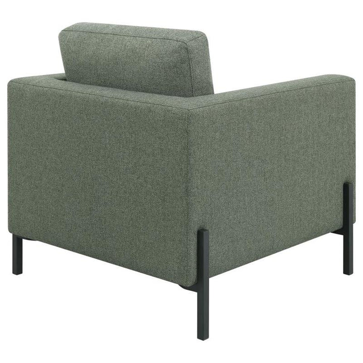 Tilly Upholstered Track Arms Chair Sage (509906)