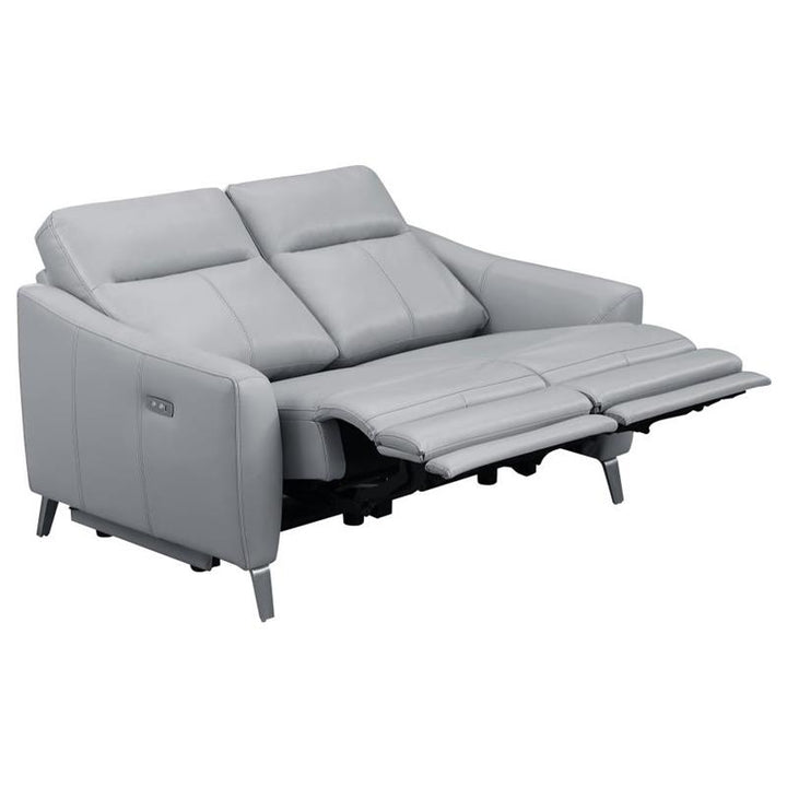 Derek Upholstered Power Loveseat (602502P)