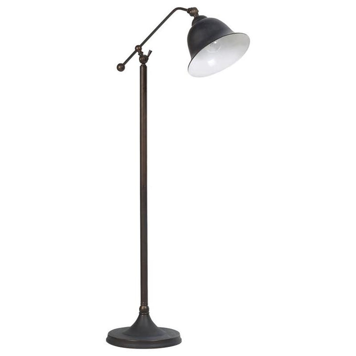 Eduardo Bell Shade Floor Lamp Dark Bronze (901231)