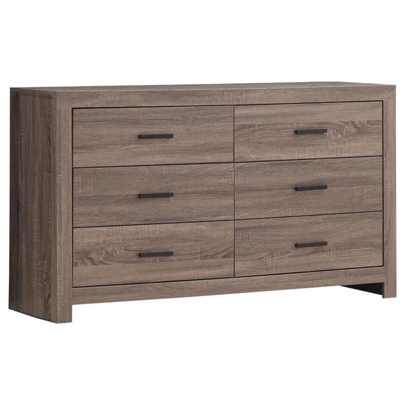 Brantford 4-piece Queen Storage Bedroom Set Barrel Oak (207040Q-S4)