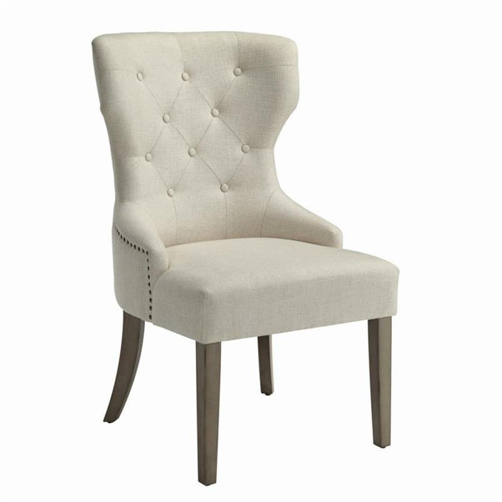 Baney Tufted Upholstered Dining Chair Beige (104507)