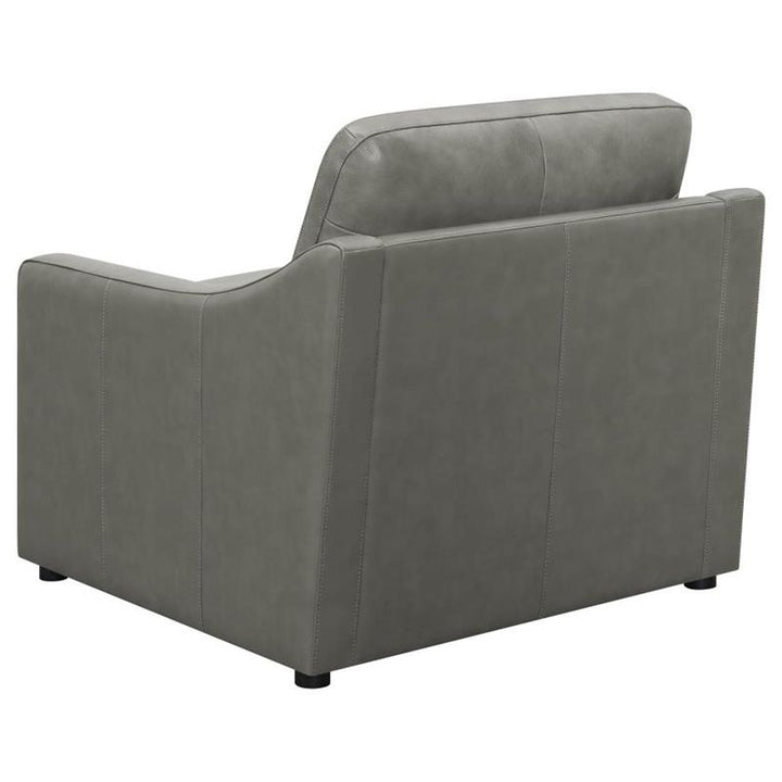 Grayson Sloped Arm Upholstered Chair Grey (506773)