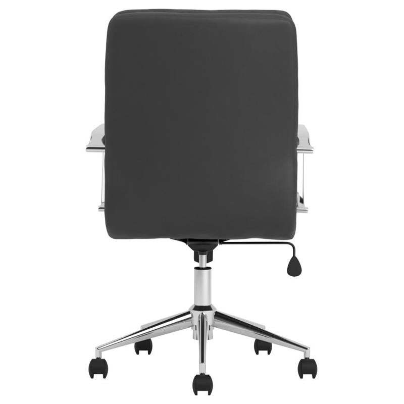 Ximena Standard Back Upholstered Office Chair Black (801765)