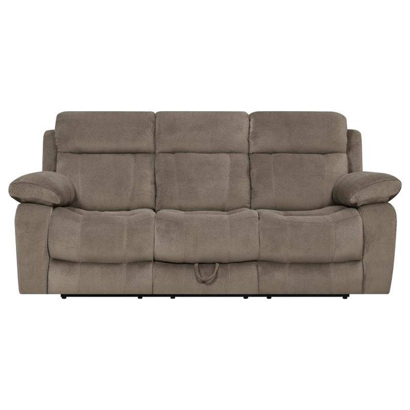 Myleene Upholstered Tufted Living Room Set Mocha (603031-S2)
