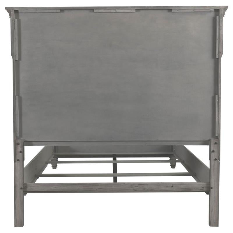 Avenue California King Panel Bed Grey (224031KW)