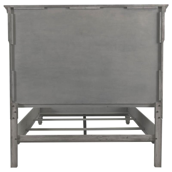 Avenue Eastern King Panel Bed Grey (224031KE)