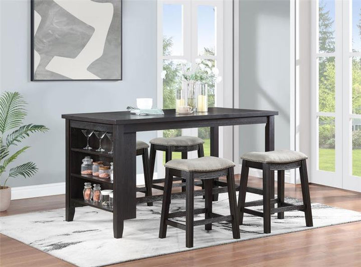 COUNTER HT DINING TABLE 5 PC (121168-S5)