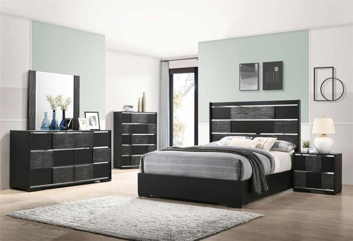 Blacktoft 5-drawer Chest Black (207105)