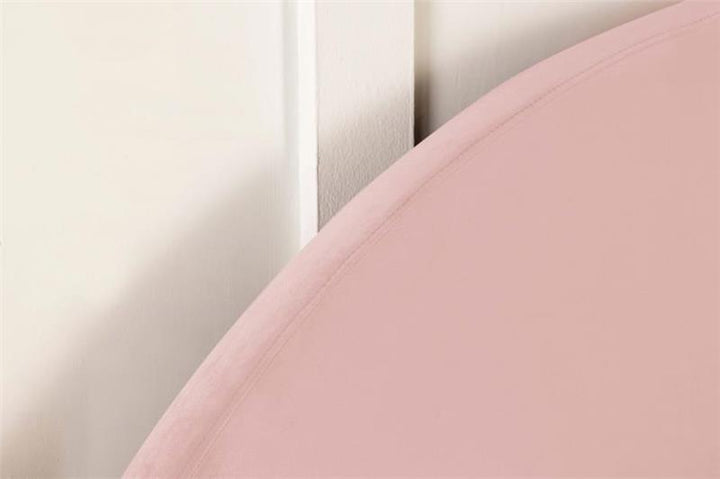 June Upholstered Arched Twin Headboard Blush (315927T)