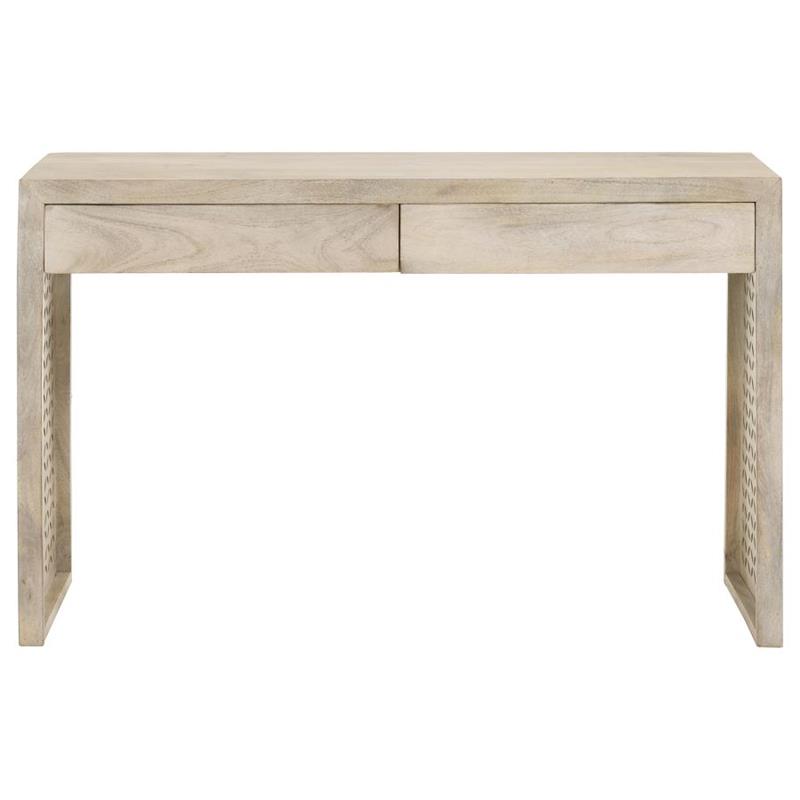 Rickman Rectangular 2-drawer Console Table White Washed (959543)