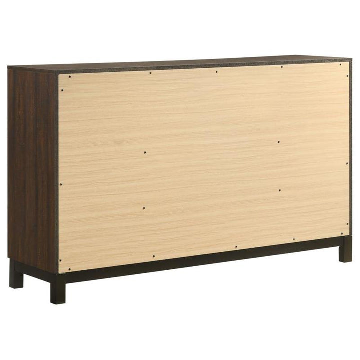 Edmonton 6-drawer Dresser Rustic Tobacco (204353)