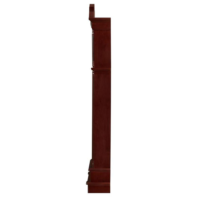 Diggory Grandfather Clock Brown Red and Clear (900749)