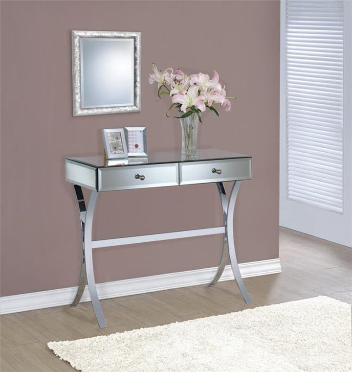 Scilla 2-drawer Console Table Clear Mirror (950355)