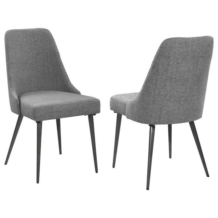 Alan Upholstered Dining Chairs Grey (Set of 2) (190442)