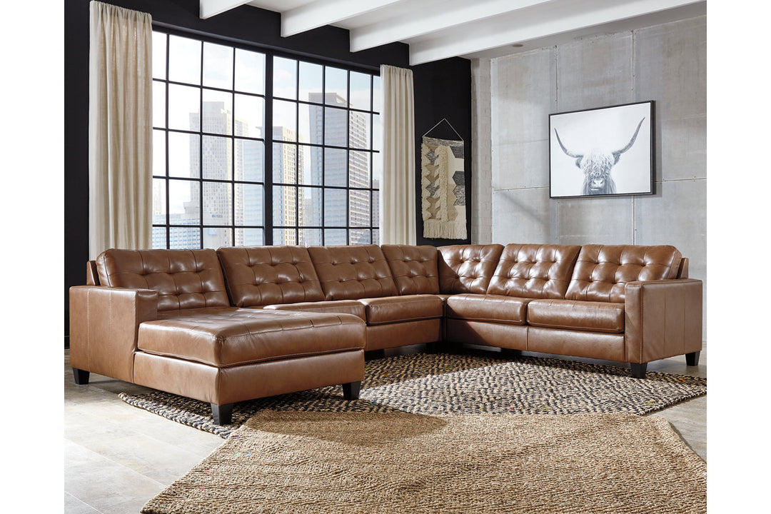 Baskove 4-Piece Sectional with Chaise (11102S1)