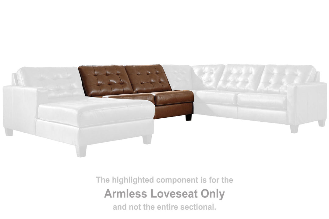 Baskove Armless Loveseat (1110234)