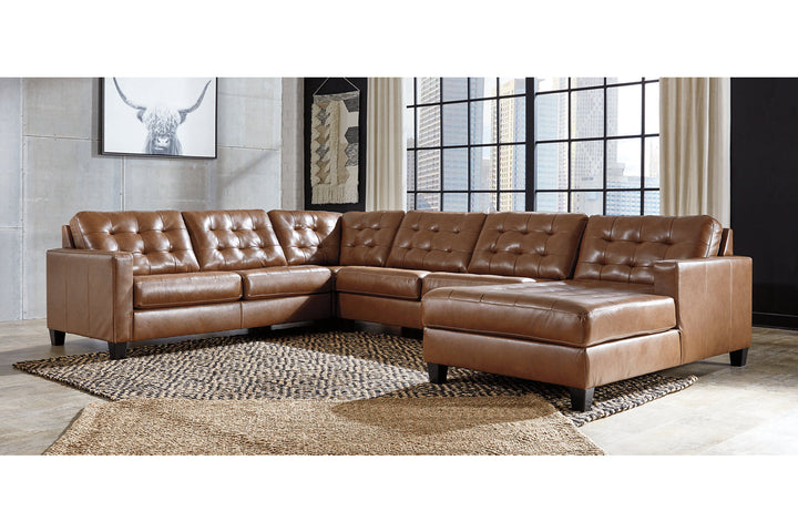 Baskove 4-Piece Sectional with Chaise (11102S2)