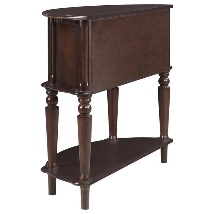 Brenda Console Table with Curved Front Brown (950059)