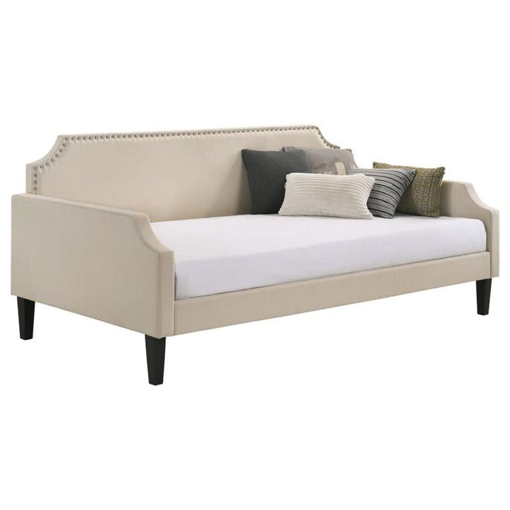 Olivia Upholstered Twin Daybed with Nailhead Trim (300635)