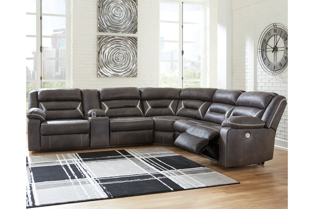 Kincord 4-Piece Power Reclining Sectional (13104S4)