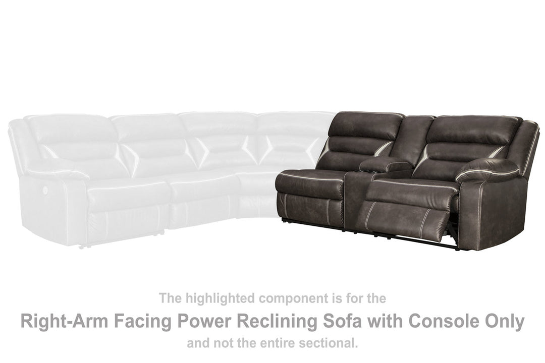 Kincord Right-Arm Facing Power Reclining Sofa with Console (1310473)