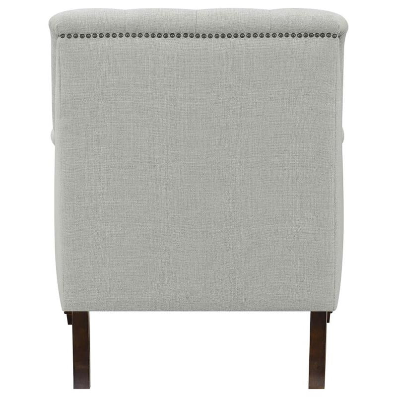 Avonlea Sloped Arm Upholstered Chair Grey (505643)