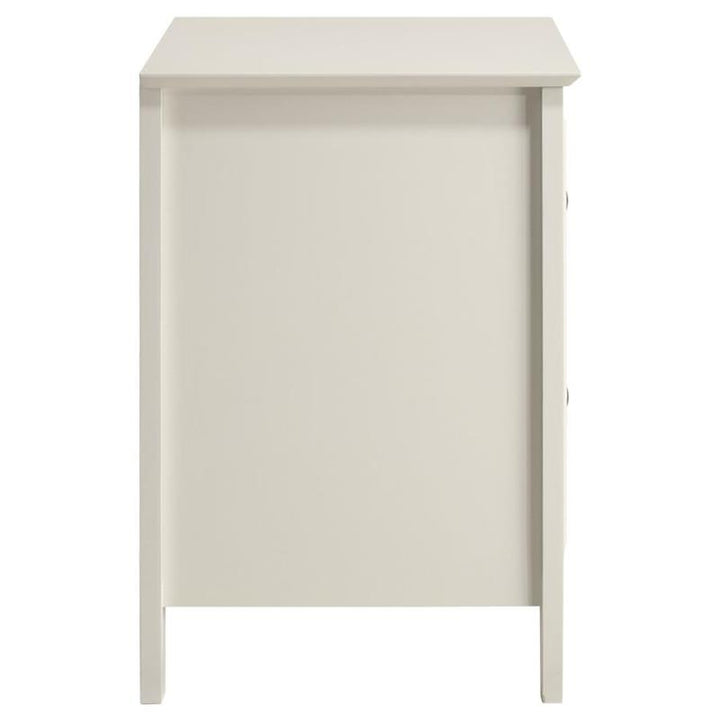 Selena 2-drawer Nightstand Cream White (400232)