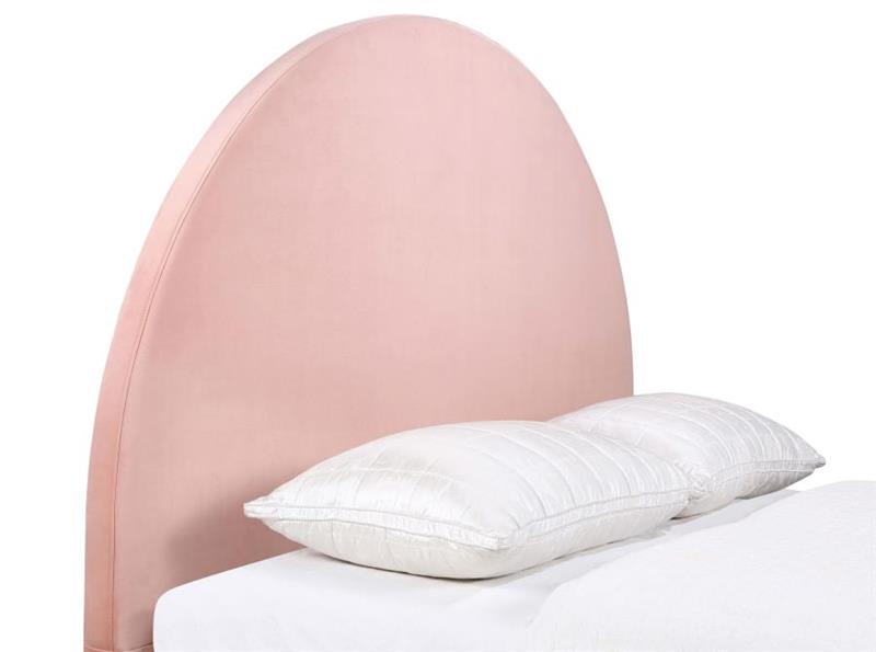 June Upholstered Arched Queen / Full Headboard Blush (315927QF)