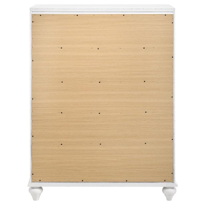 Barzini 5-drawer Chest White (205895)