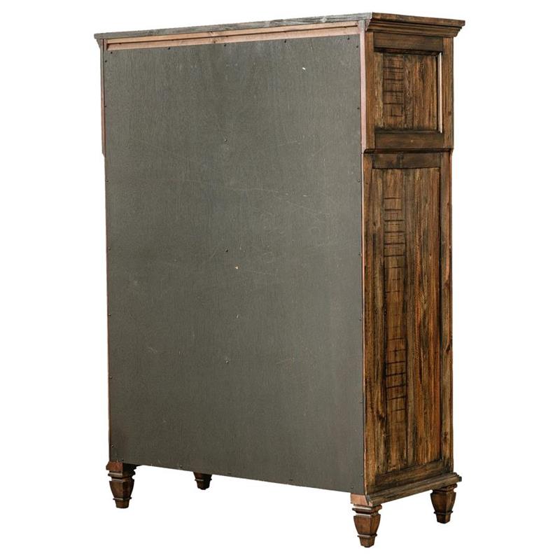 Avenue 8-drawer Chest Weathered Burnished Brown (223035)