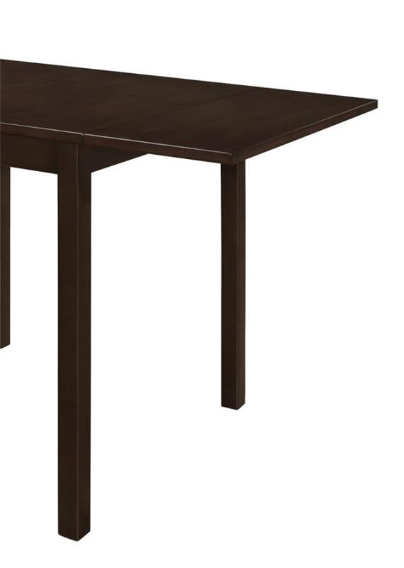 Kelso Rectangular Dining Table with Drop Leaf Cappuccino (190821)