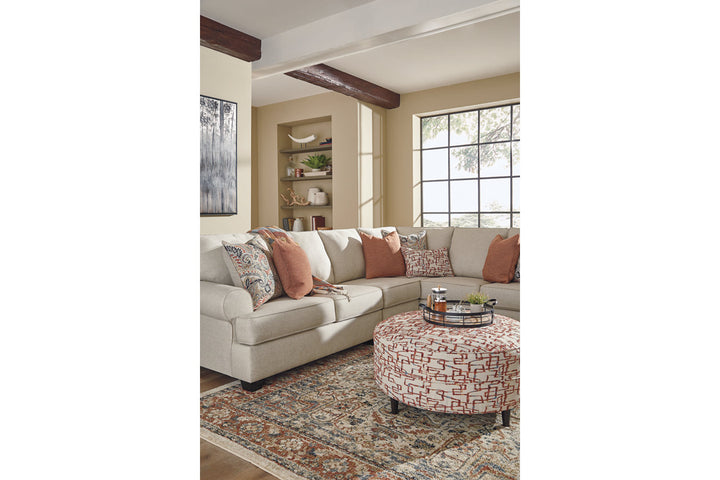 Amici 3-Piece Sectional with Ottoman (19202U1)