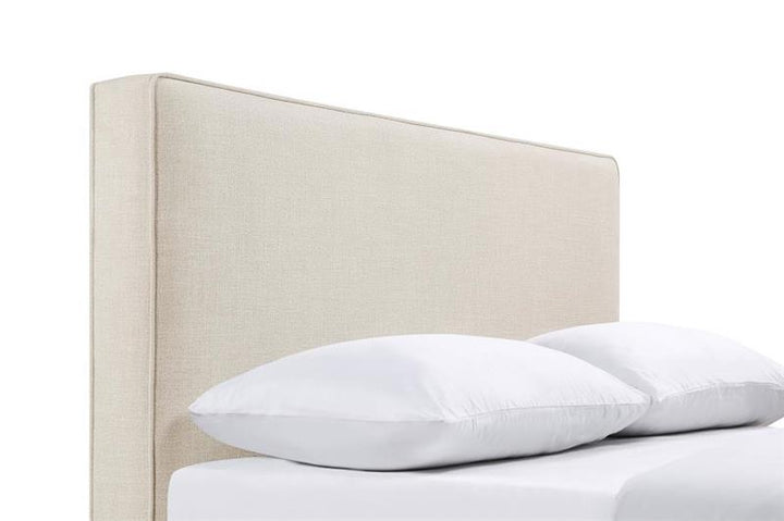 Kosmo Rectangular Upholstered Headboard Sand (315993K)