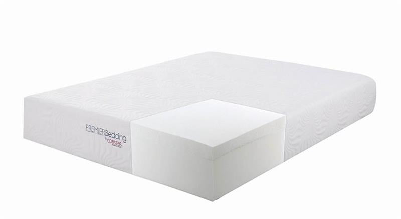 Ian Eastern King Memory Foam Mattress White (350065KE)