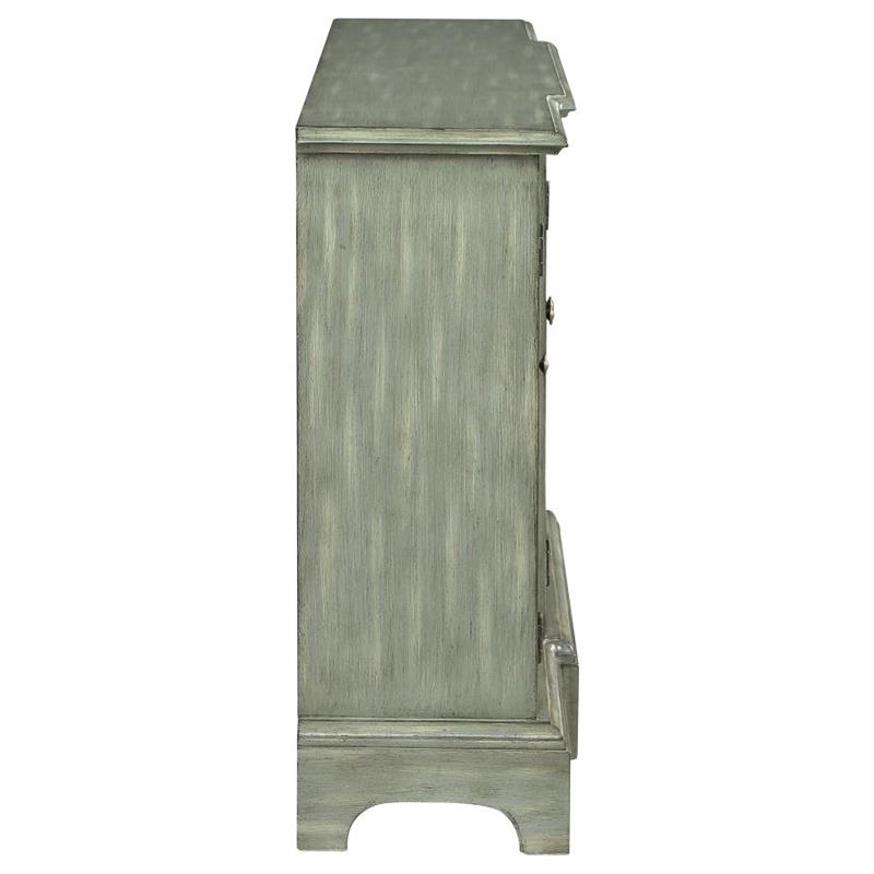 Erigeron 4-door Accent Cabinet Grey (950822)