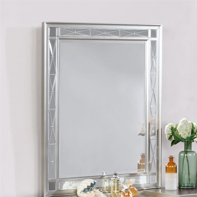 Leighton Vanity Mirror Metallic Mercury (204928)