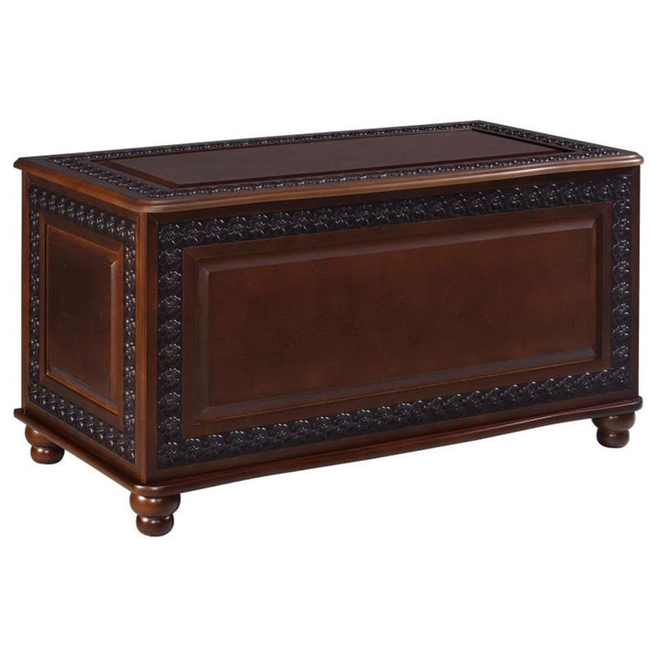 Finlay Flip Open Storage Cedar Chest Deep Tobacco (900012)