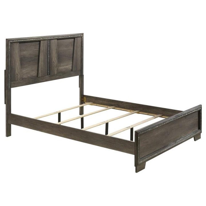 Janine Queen Panel Bed Grey (223551Q)