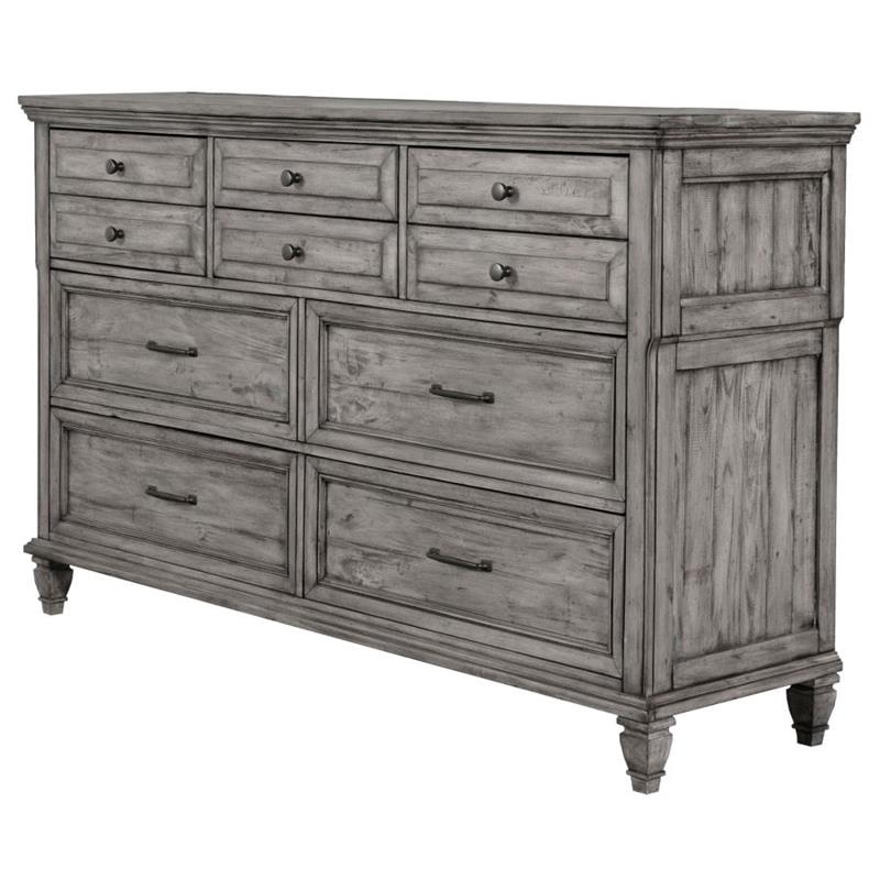 Avenue 8-drawer Rectangular Dresser Grey (224033)