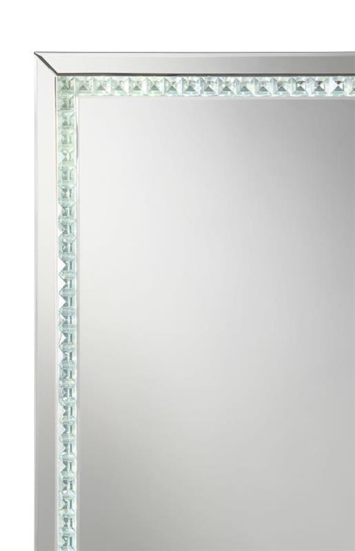 Noelle Square Wall Mirror with LED Lights (961506)