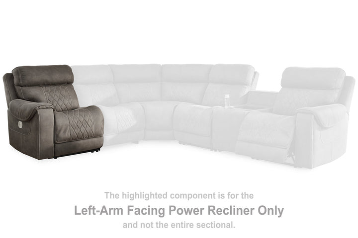 Hoopster Left-Arm Facing Power Recliner (2370358)