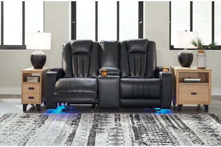 Center Point Reclining Loveseat with Console (2400494)