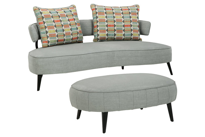 Hollyann Sofa with Ottoman (24402U1)