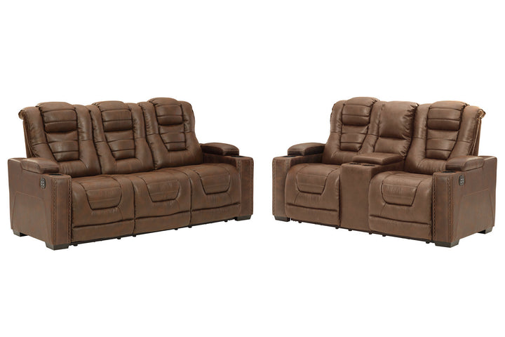 Owner's Box Power Reclining Sofa and Loveseat (24505U1)