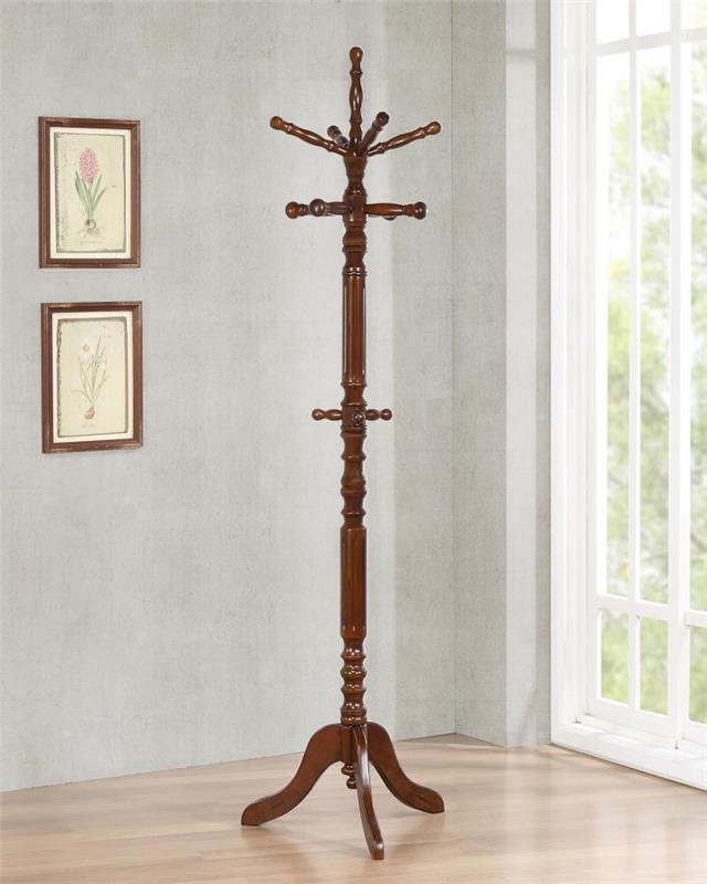 Achelle Coat Rack with 11 Hooks Tobacco (900769)