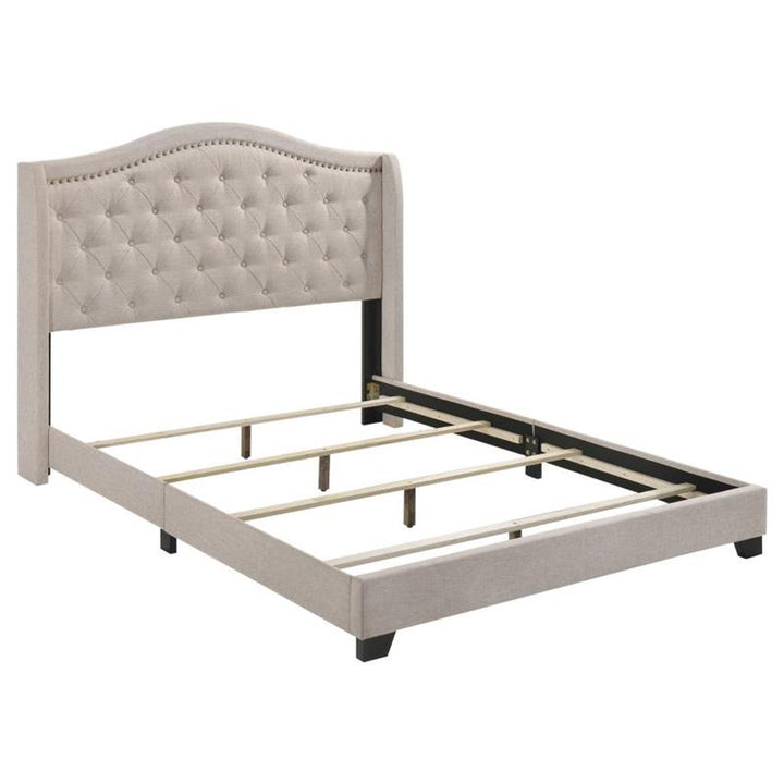 Sonoma Camel Back Full Bed Beige (310073F)