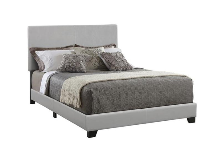 Dorian Upholstered Full Bed Grey (300763F)