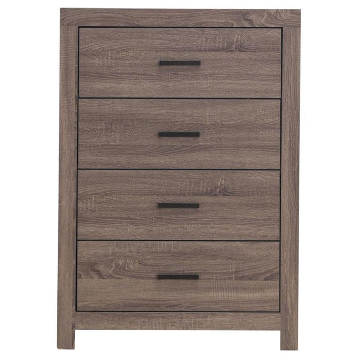 Brantford 4-drawer Chest Barrel Oak (207045)