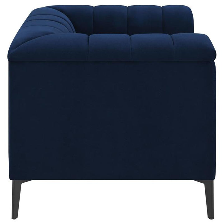 Chalet Tuxedo Arm Chair Blue (509213)